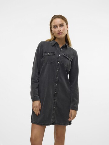 VERO MODA Shirt dress 'VMJennie' in Black: front