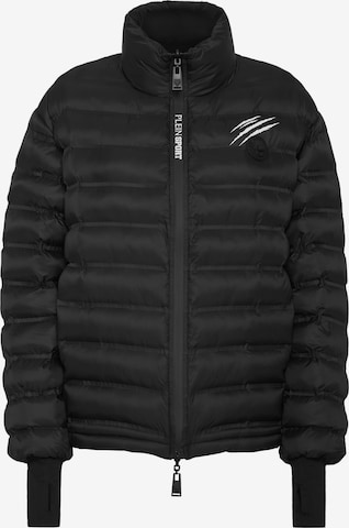 Plein Sport - Casaco meia-estação em preto: frente