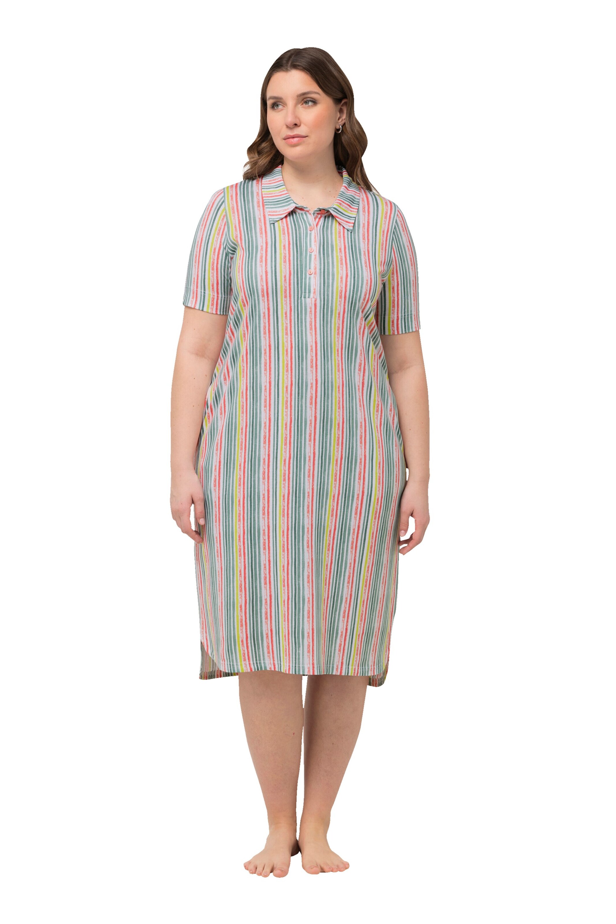 Ulla Popken Nachthemd in Weiß