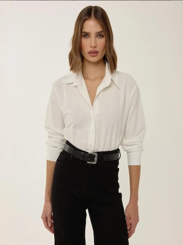 Hiccup Blouse body in Wit: voorkant