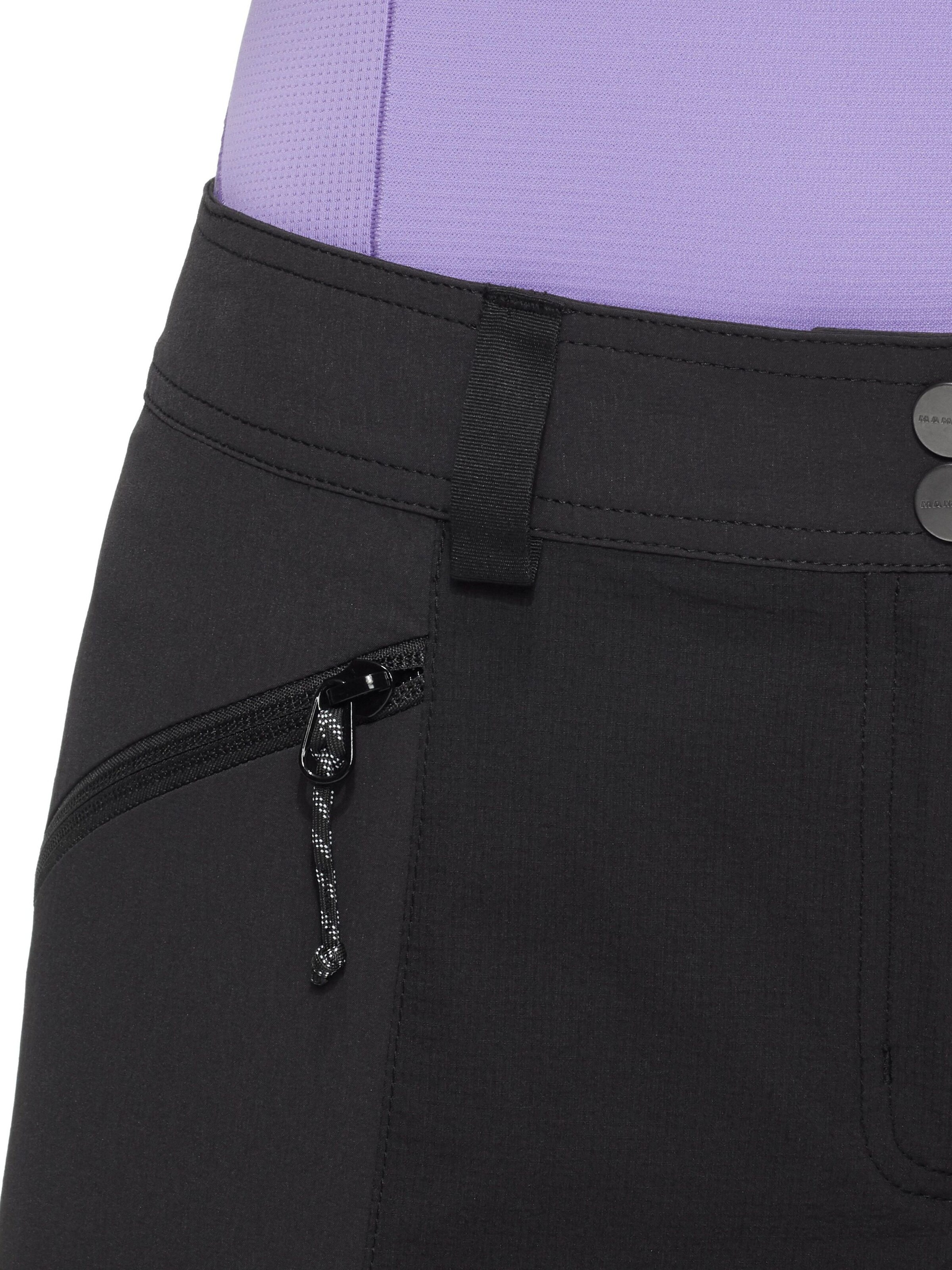 MAMMUT Slim fit Outdoor Pants 'Ducan' in Black