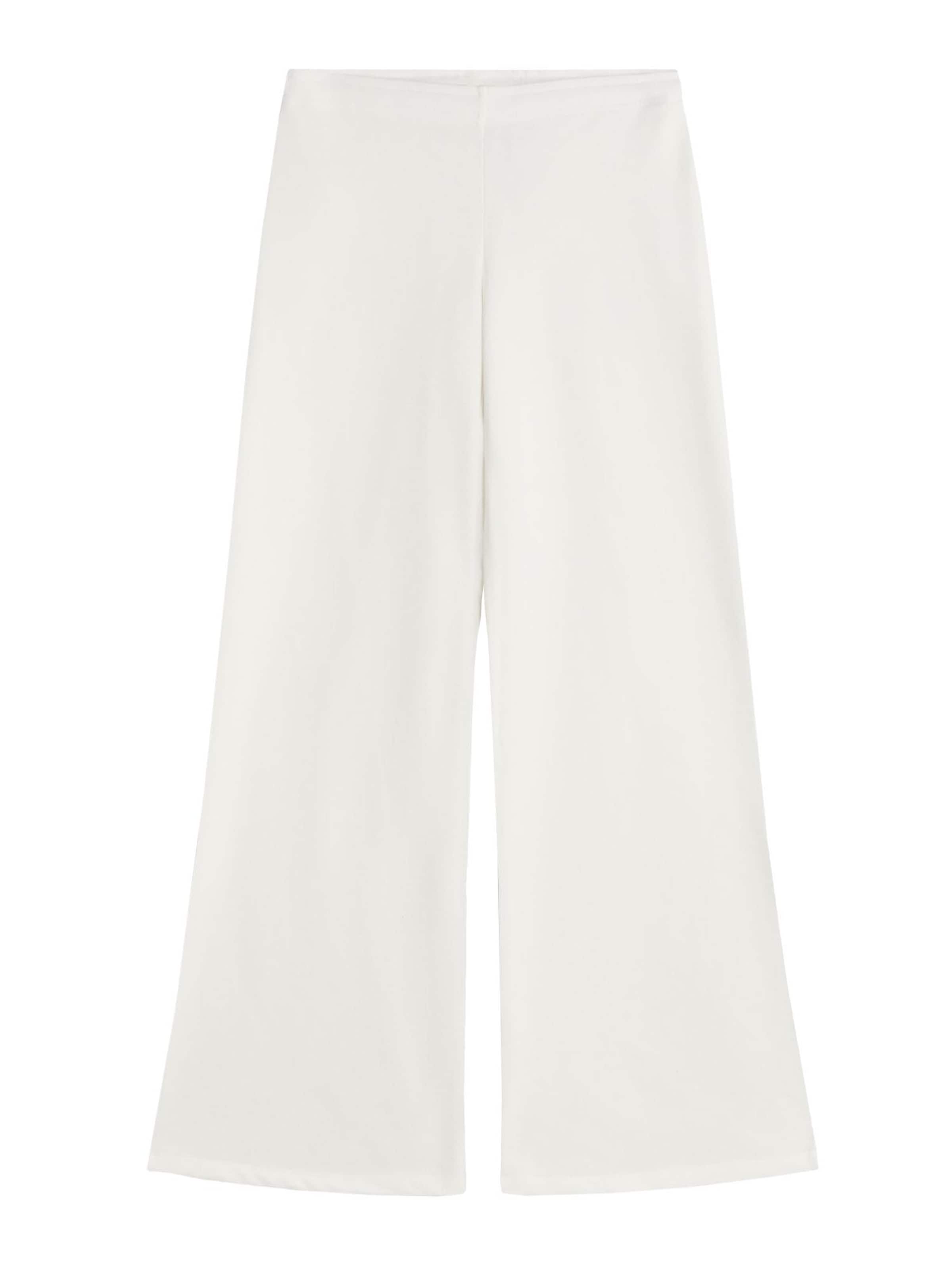 Bershka Nohavice - Biela: predná strana