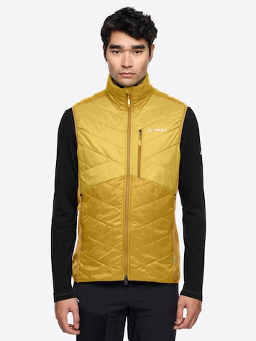 VAUDE Sports vest 'Sesvenna' in Yellow: front