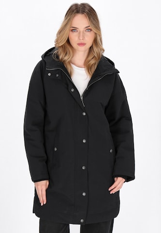 Manteau mi-saison DreiMaster Vintage en noir : devant