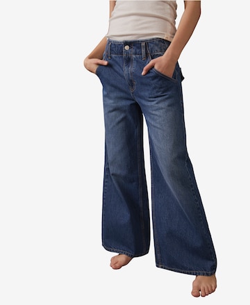 Wide Leg Jean 'HARLOW' Free People en bleu : devant