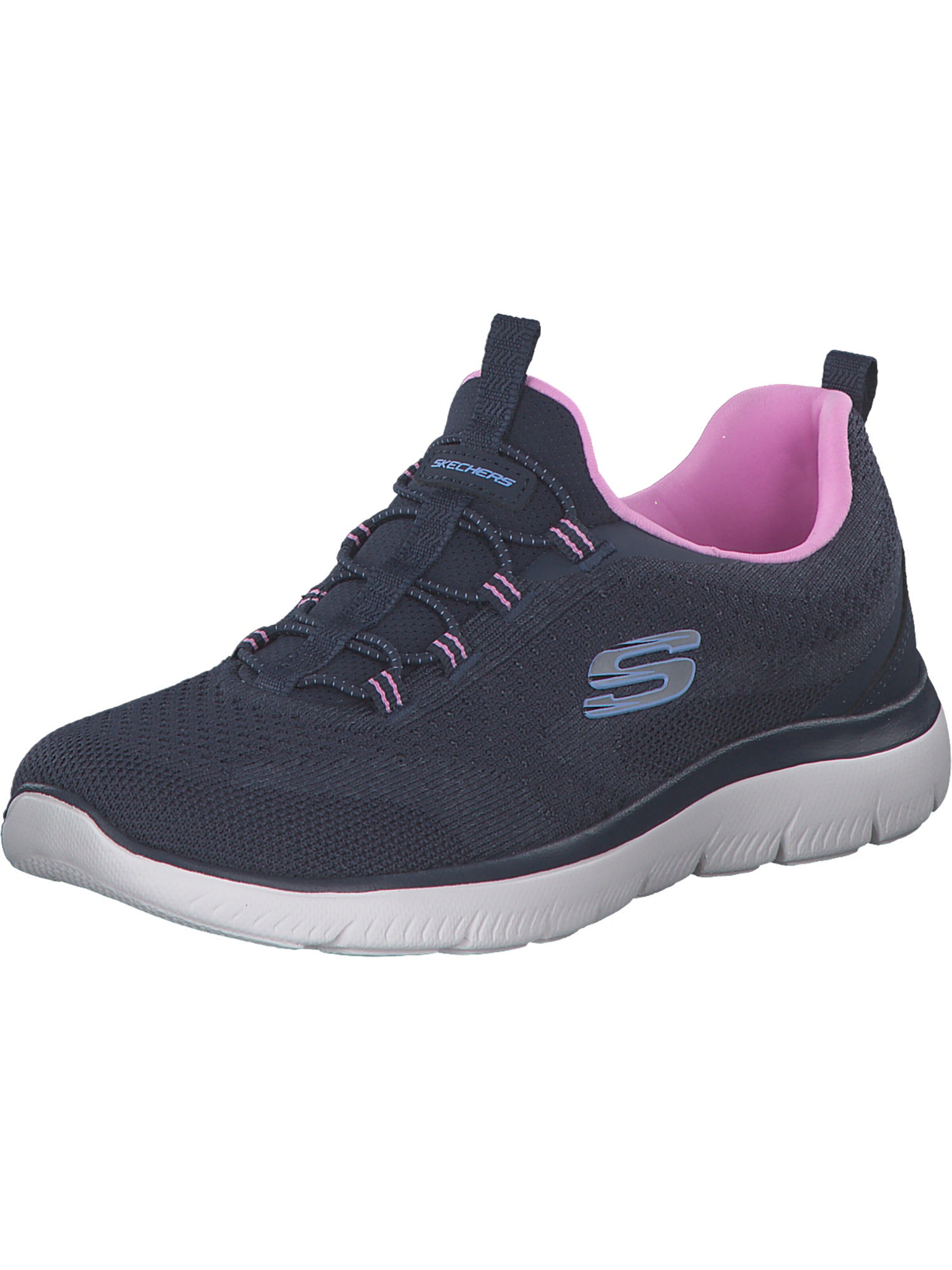 SKECHERS Platform trainers in Blue: front