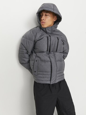 JACK & JONES Winter Jacket 'Yog' in Black