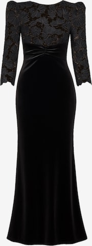 Robe GODDIVA en noir : devant