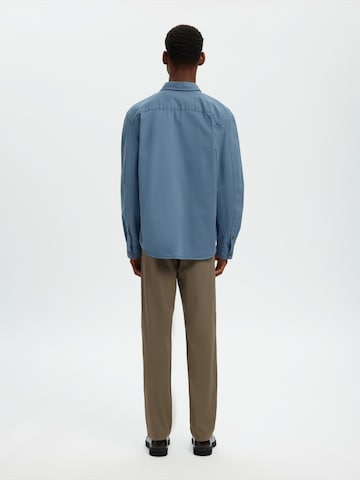 SELECTED Regular Fit Hemd 'SLHTRAVIS' in Blau