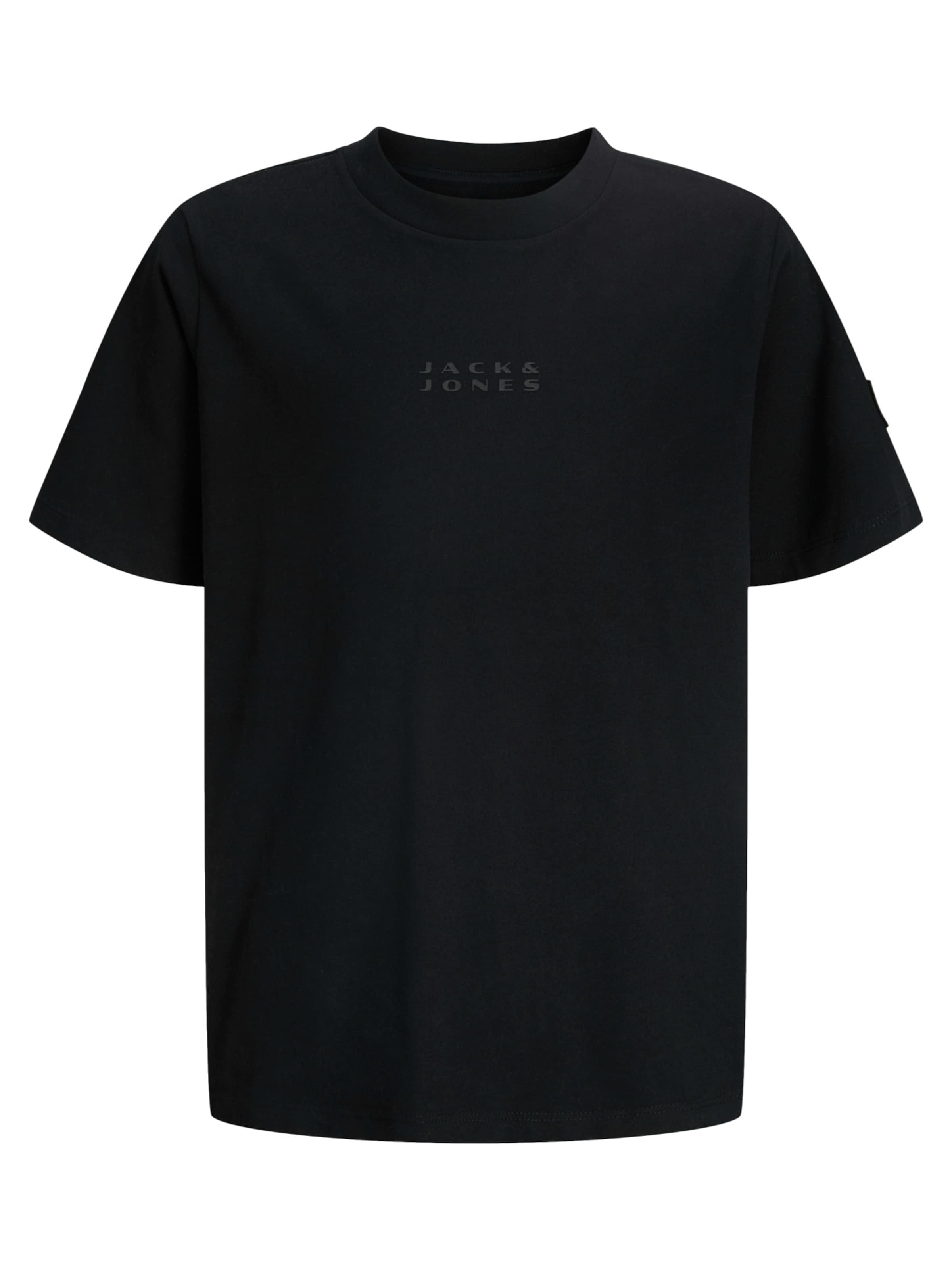 Jack & Jones Junior Shirts 'Point' i sort: forside