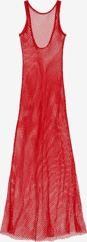 Bershka Beach dress in Red: front