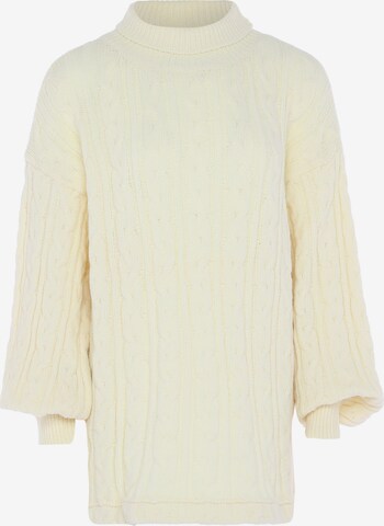 aleva Oversized Sweater in Yellow: front