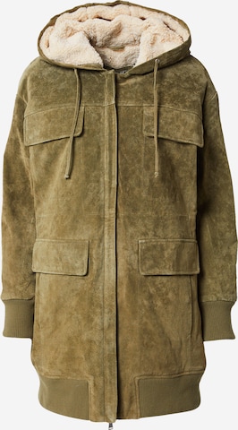FREAKY NATIONPrijelazna jakna 'Viona' - zelena boja: prednji dio