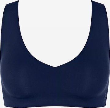 Bustino Reggiseno 'ZERO Feel 2.0' di SLOGGI in blu: frontale