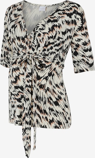 MAMALICIOUS Shirt 'Ginger' in Ecru / Light beige / Black, Item view