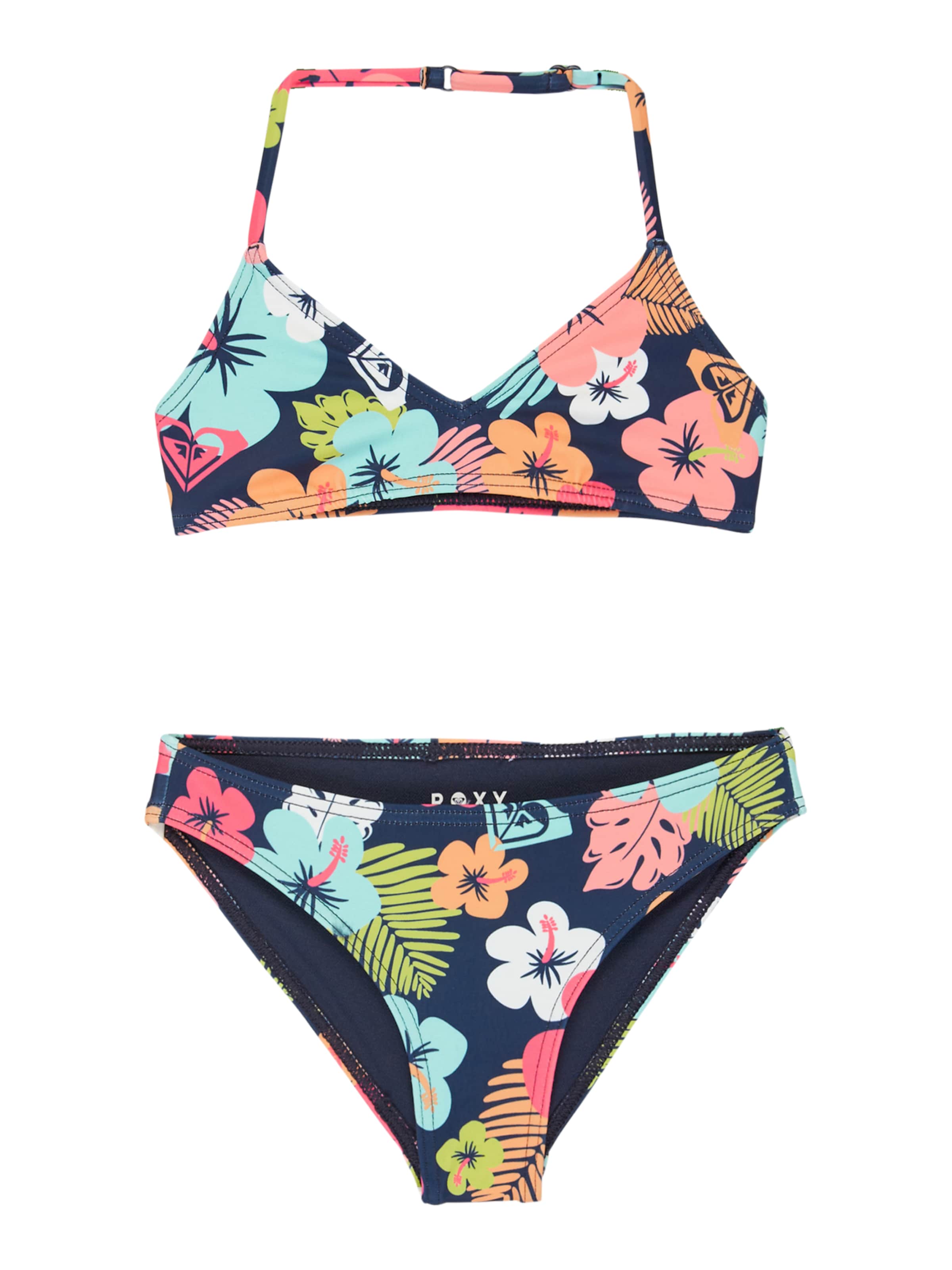 ROXY Triangel Bikini 'Morning Flower' in Blau: Vorderseite