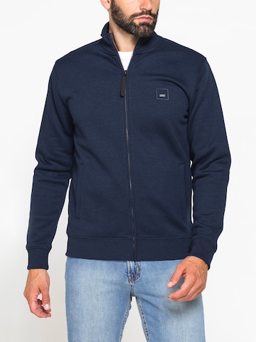 Carrera Jeans Sweatshirt 'Full Zip'‌‌‌‌‌‌‌ in Blau