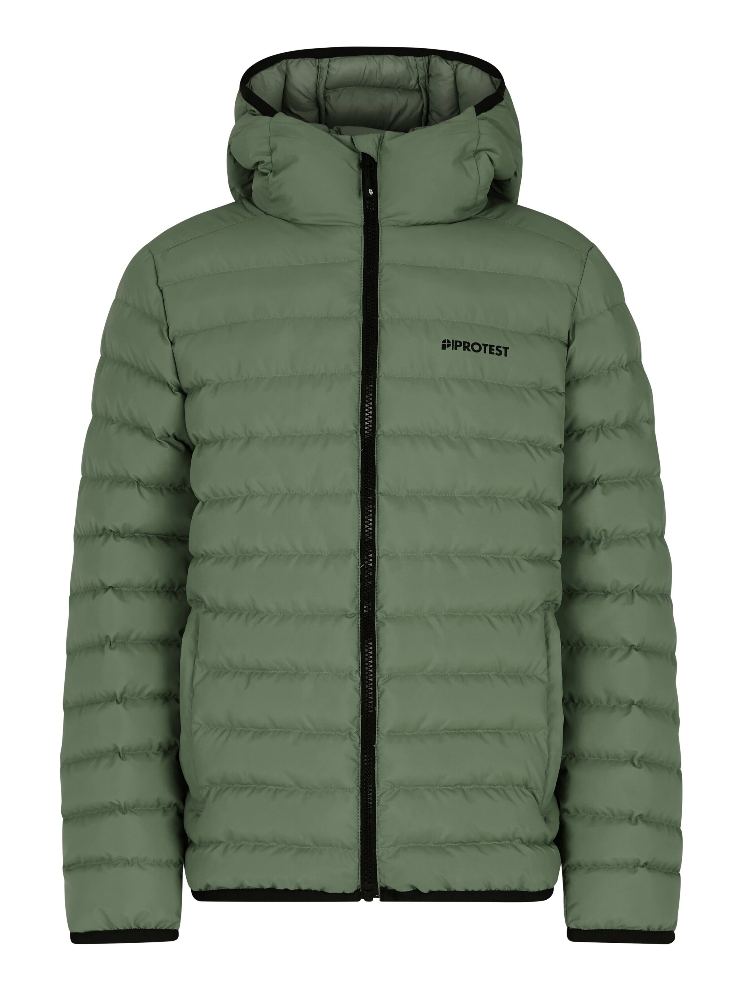 PROTEST Winterjacke 'PRTYATES JR'‌‌‌‌‌‌‌‌‌ in Grün: Vorderseite