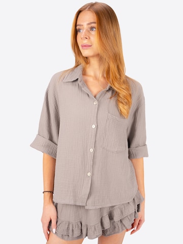 Seasons of April Bluse 'Celina ' in Braun: Vorderseite