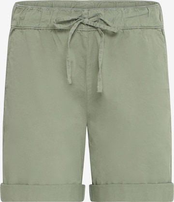 Oxmo - Calças chino 'Chanel' em verde: frente