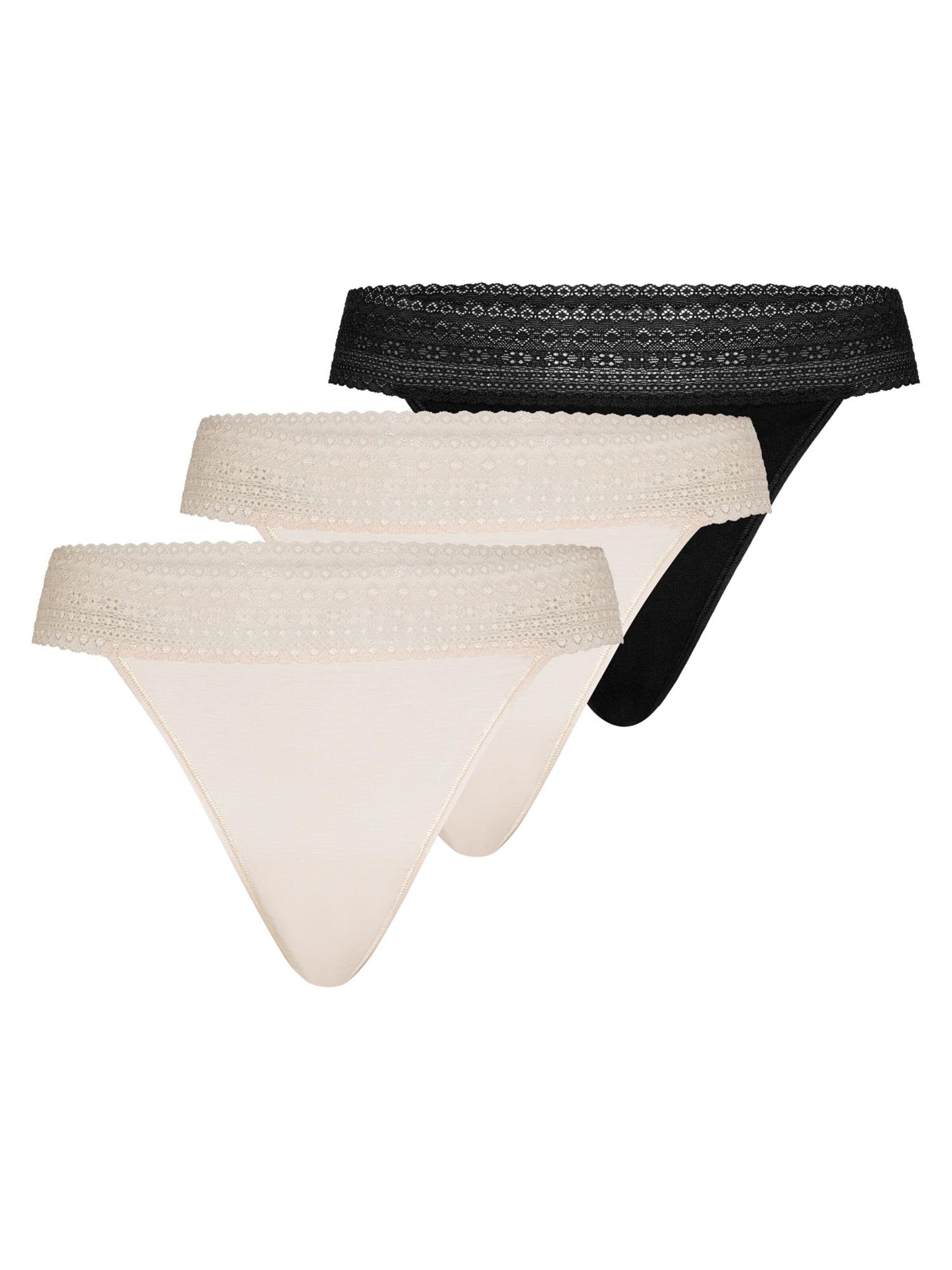 Mey String 'Modal Lace'‌ in Braun: Vorderseite
