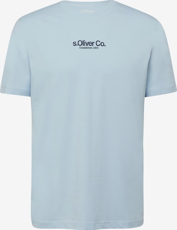 s.Oliver Shirt in Blauw: voorkant