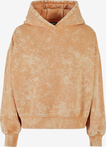 Sweat-shirt Urban Classics en orange : devant