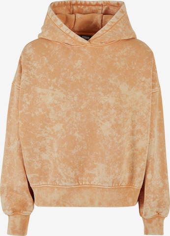 Sweat-shirt Urban Classics en orange : devant