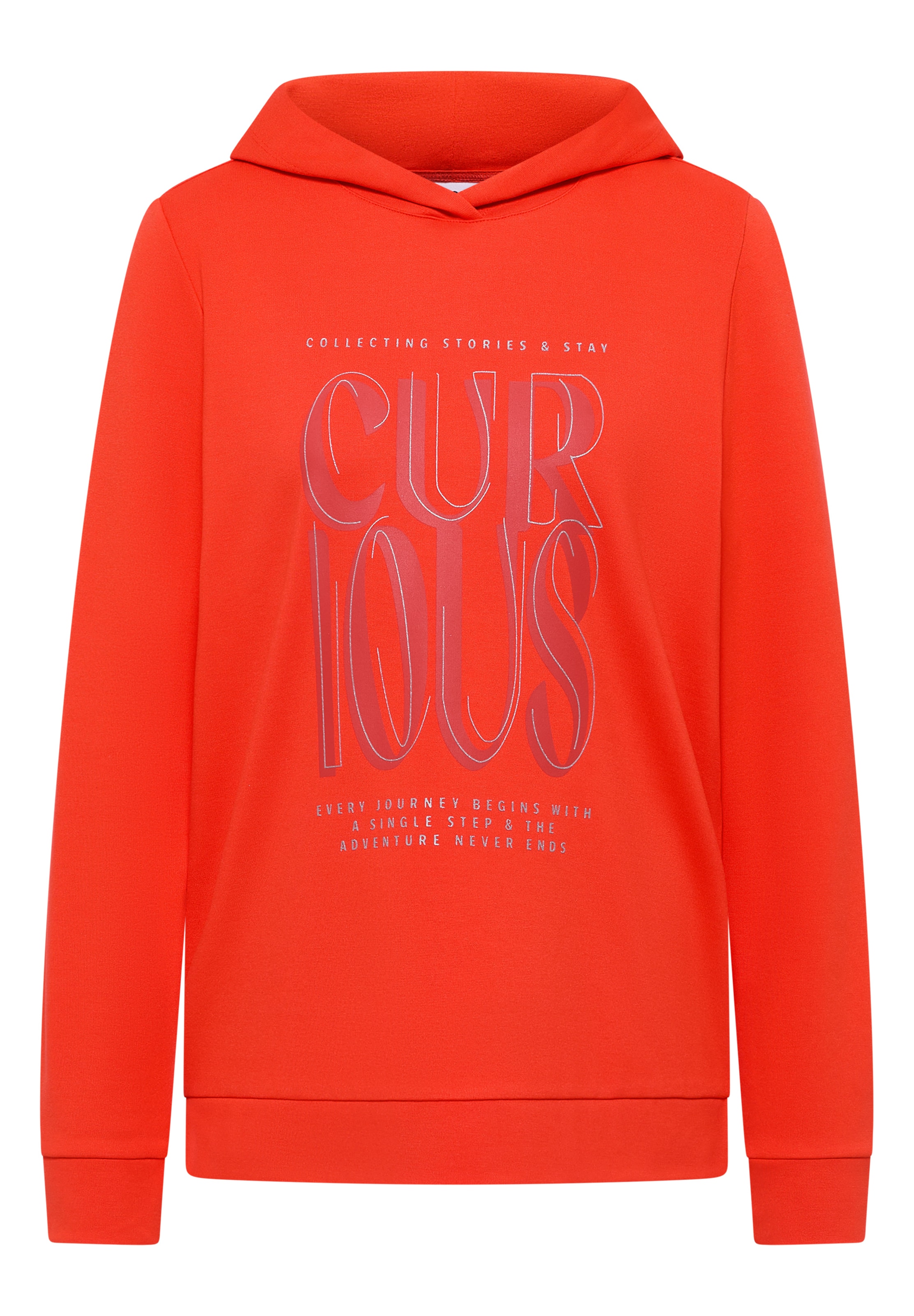 CECIL Sweatshirt in Orange: front
