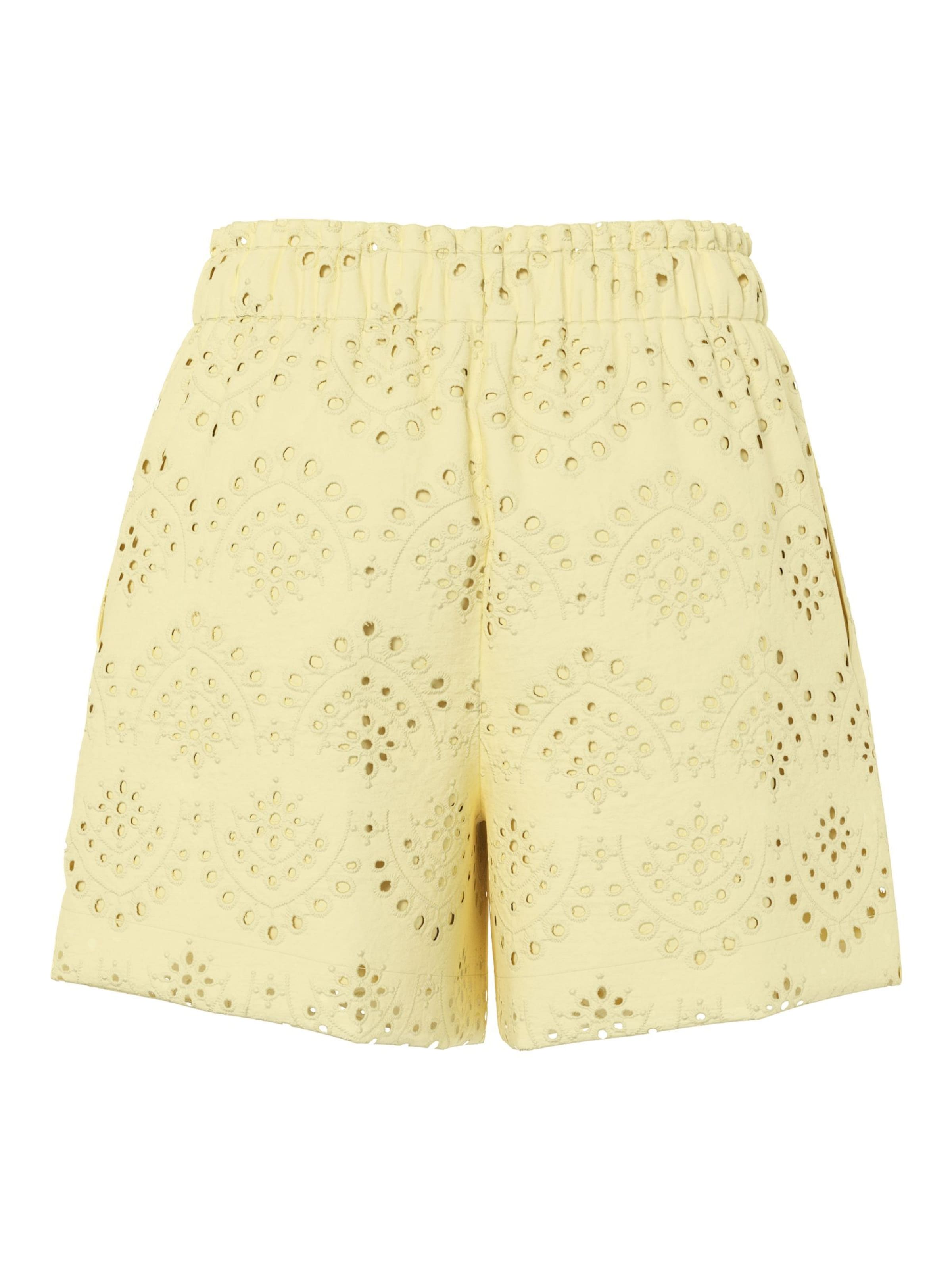 Regular Pantalon 'PCVilde' PIECES en jaune