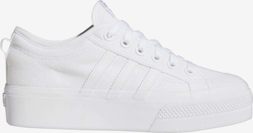 Baskets basses 'Nizza Platform' ADIDAS ORIGINALS en blanc