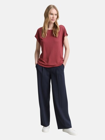 TOM TAILOR T-Shirt in Rot