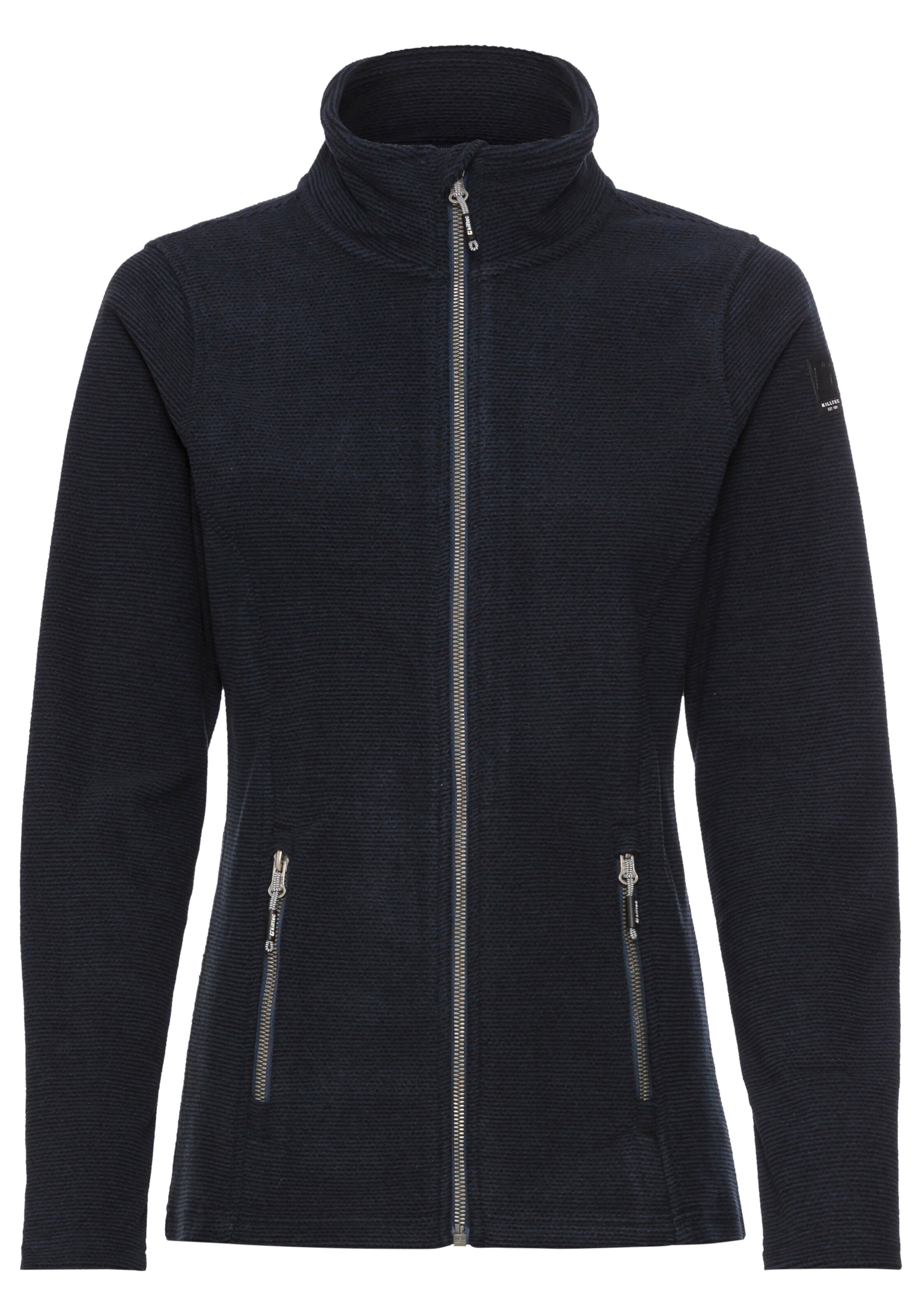 KILLTEC Fleecejacke in Schwarz: Vorderseite