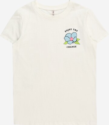 KIDS ONLY - Camiseta 'BONE' en blanco: frente