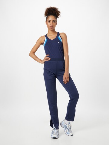 Coupe slim Pantalon de sport K-Swiss Performance en bleu