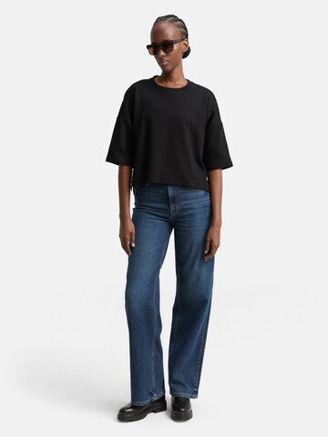 TOM TAILOR DENIM Shirt in Zwart