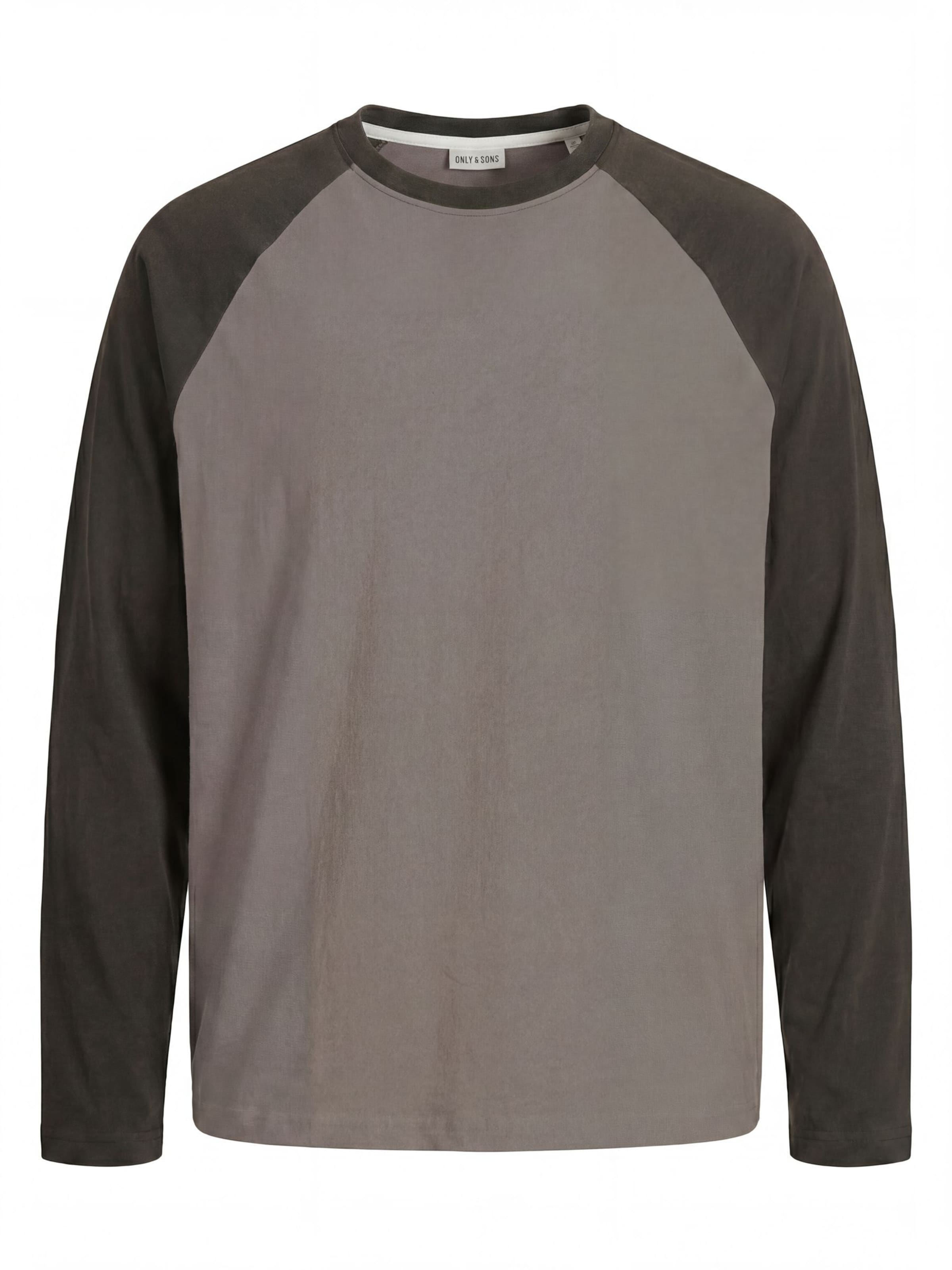 Only & Sons T-Shirt 'ONSHEATON' en S en brocart / brun foncé, Vue avec produit