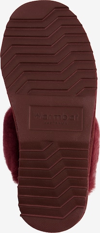 Warmbat Slippers 'Flurry' in Red