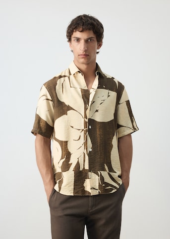 MANGO MAN Regular fit Overhemd 'NARCISO' in Wit: voorkant
