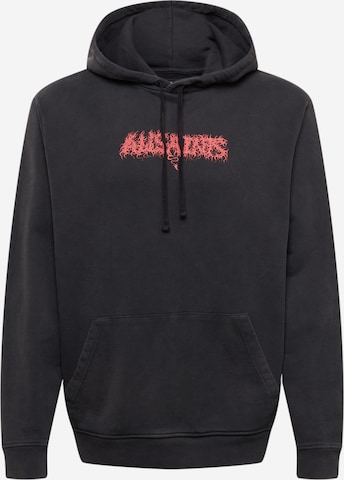 AllSaints Sweatshirt in Schwarz: front