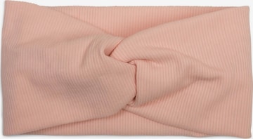 styleBREAKER Haarschmuck 'Feinripp Haarband gedreht' in Pink: Vorderseite