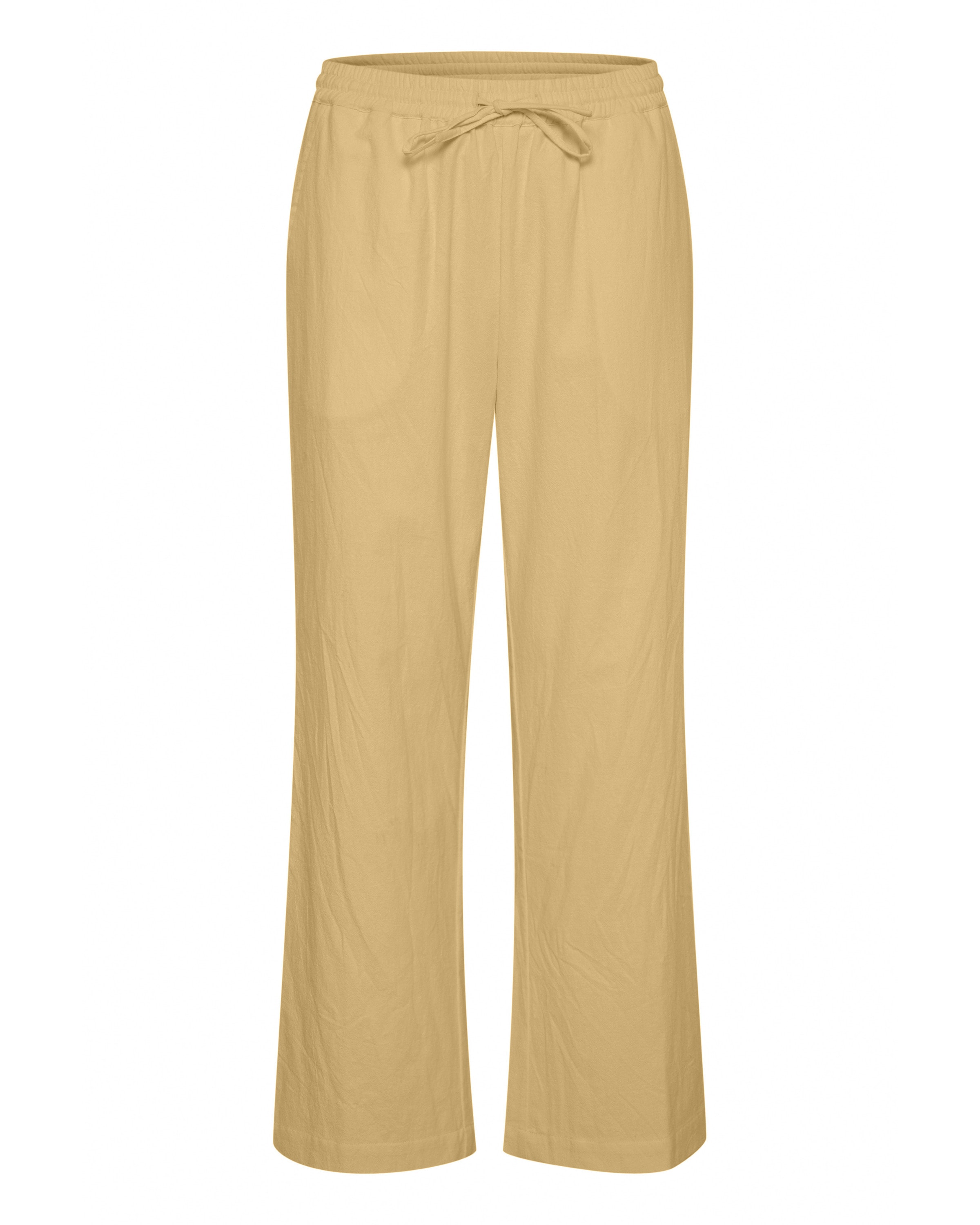 SAINT TROPEZ Broek 'Zalinda' in Beige: voorkant