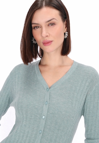 Usha Knit Cardigan 'Casual' in Green