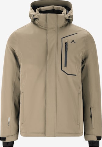 Whistler Athletic Jacket 'Carbon' in Beige: front