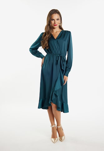 Robe de cocktail faina en vert