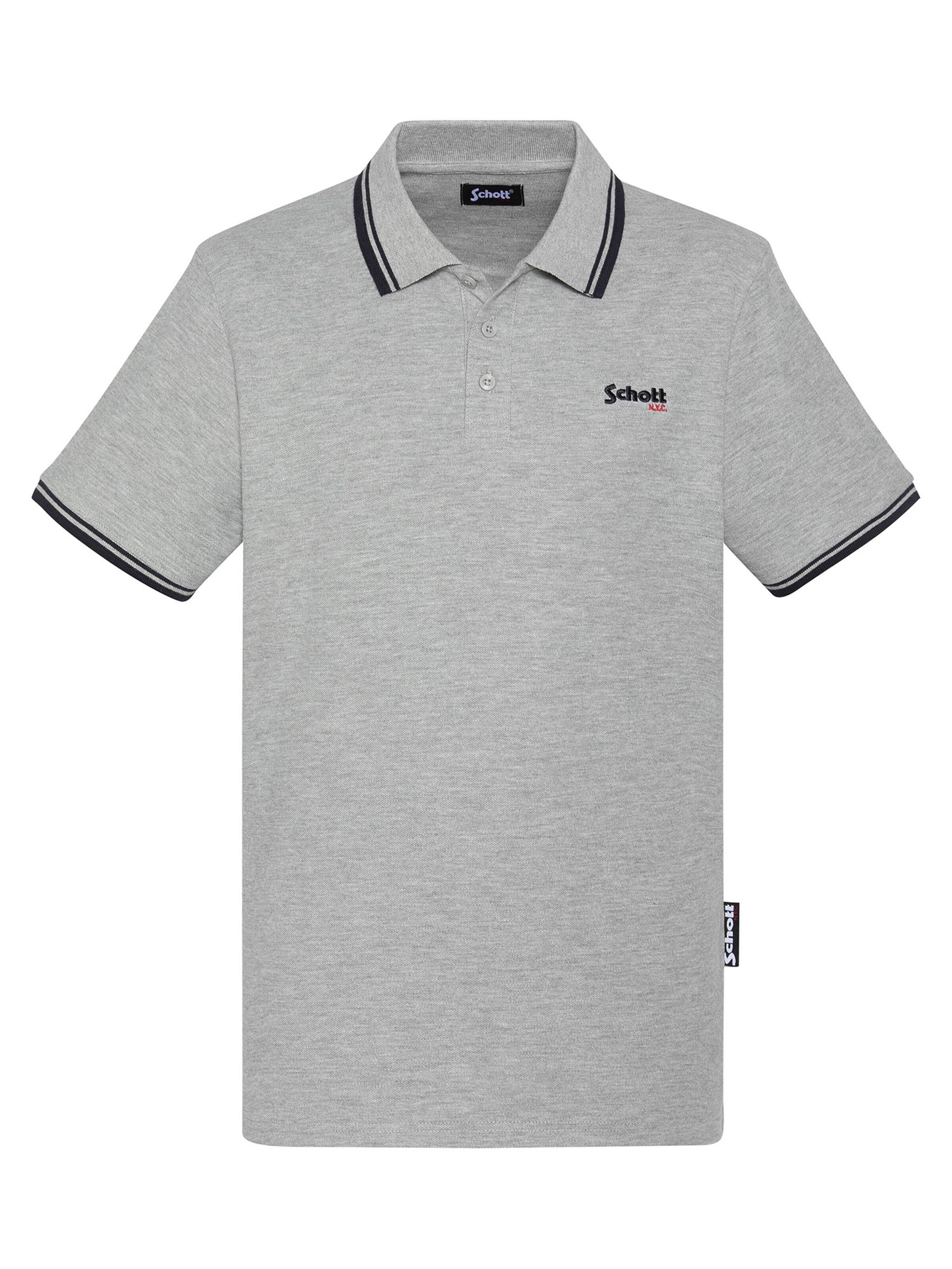 Schott NYC Shirt‌‌‌‌‌‌‌‌ in Grau: Vorderseite
