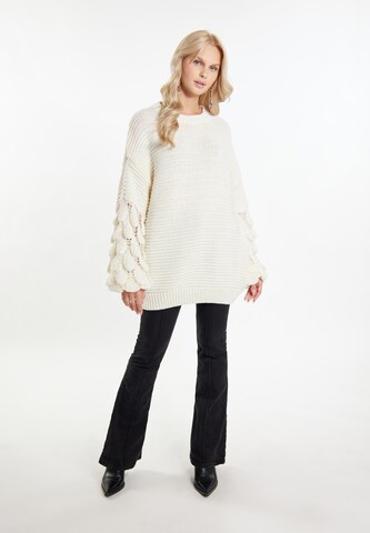 Pull-over 'Gaya' IZIA en blanc