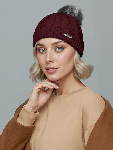 Neverless Mütze '1975' in Rot