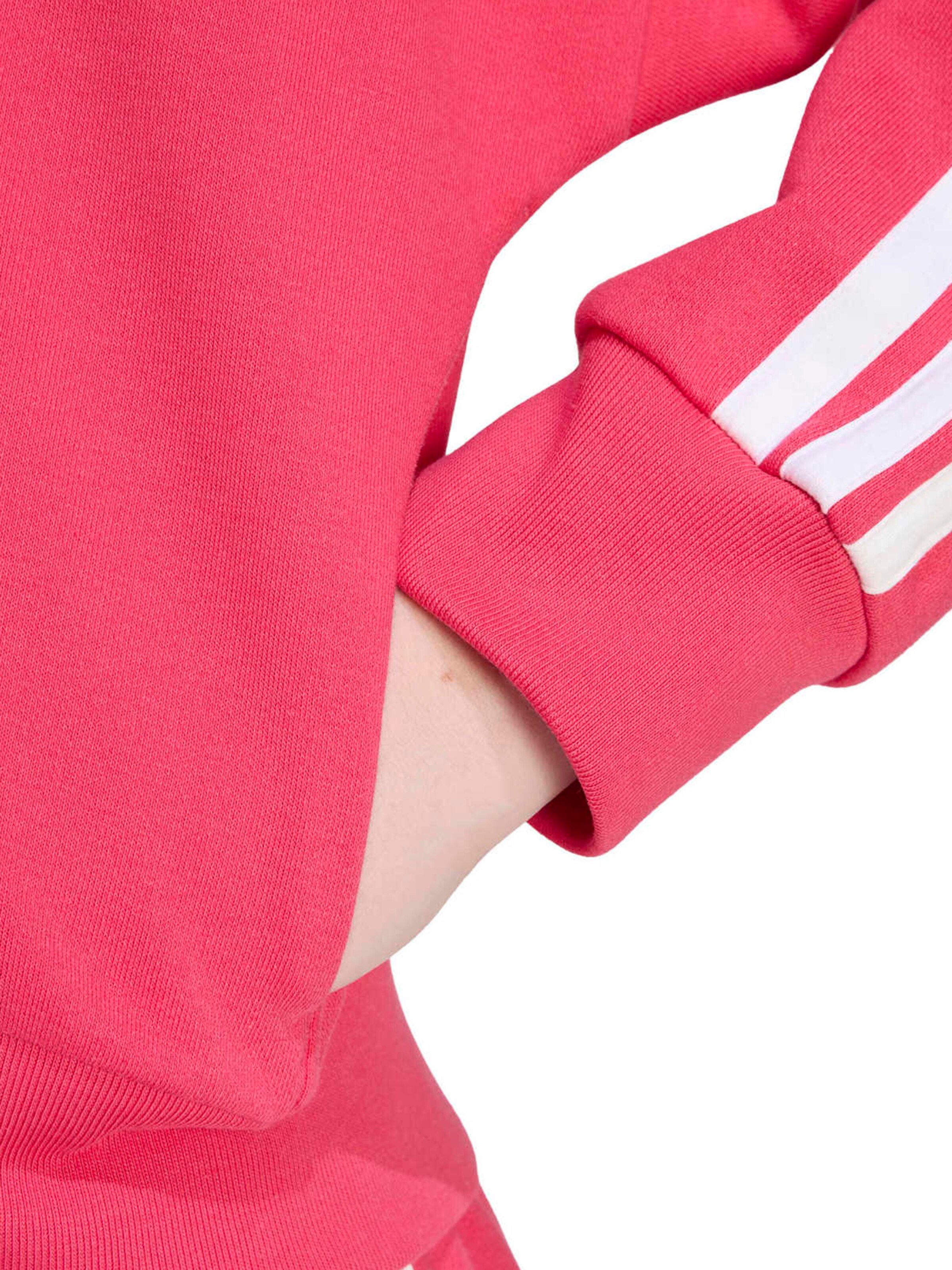ADIDAS SPORTSWEAR Αθλητική ζακέτα φούτερ 'Essentials' σε ροζ