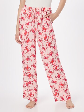 Pantalon de pyjama Hunkemöller en rose : devant